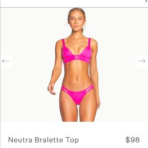 NWT! Vitamin A Bikini Top